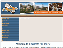 Tablet Screenshot of charlottenctours.com